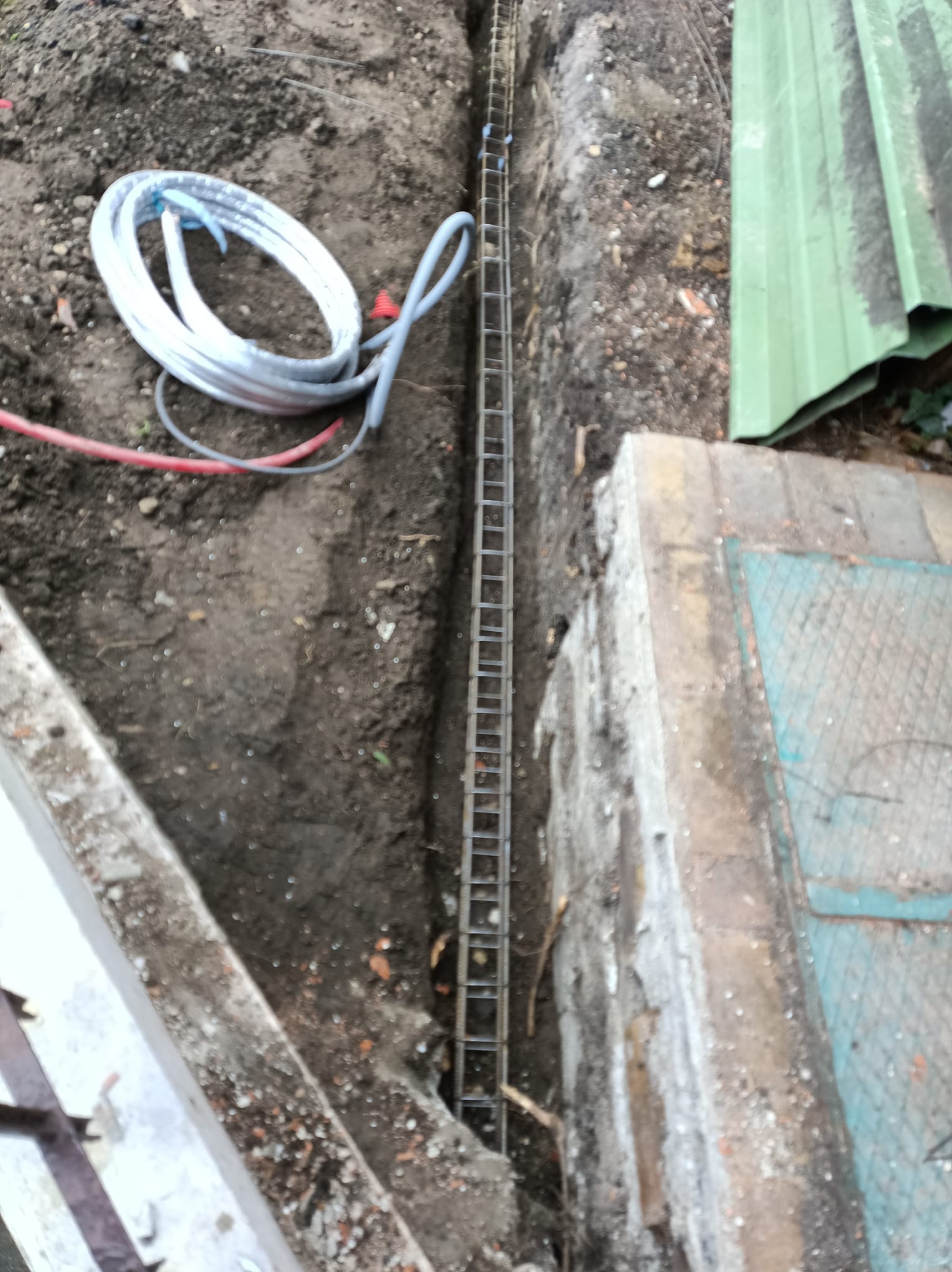 Histoire d'eau plombier chauffagiste Montreuil Paris Ile de France Installation pompe à chaleur 14 KW avec remplacement de mur mitoyen (13)